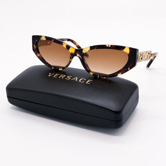 NEW VERSACE VE4470B 5470/13 SUNGLASSES VE4470B 547013 HAVANA MOD 4470B 5470/13 - Picture 2 of 12